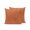 Terracotta, variant on Outdoor Pillows Waterproof, Bluish Green Solid Color Bedding Throw Pillows with Insert for Couch Sofa Bed, Minimalist Vintage Linen Texture 16x16 Inch Pillowcases Decorative Patio Pillow Set of 2
