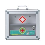 First Aluminum Alloy First Aid Kit Wall Mounted Medicine Box Portable First Aid Case