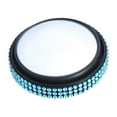 thumbnail image 5 of jiaping Automotive Mirror Clear Glass Convex Rhinestone Decoration Accessory Blue, 5 of 9