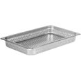 thumbnail image 4 of TrueCraftware -Full Size 2-1/2" Deep Perforated Stainless Steel Anti-Jamming Steam Pan 24 Gauge- Steam Food Pan Anti-Jam Steam Table Hotel Pan for Restaurant Family Events Personal Catering Use, 4 of 6