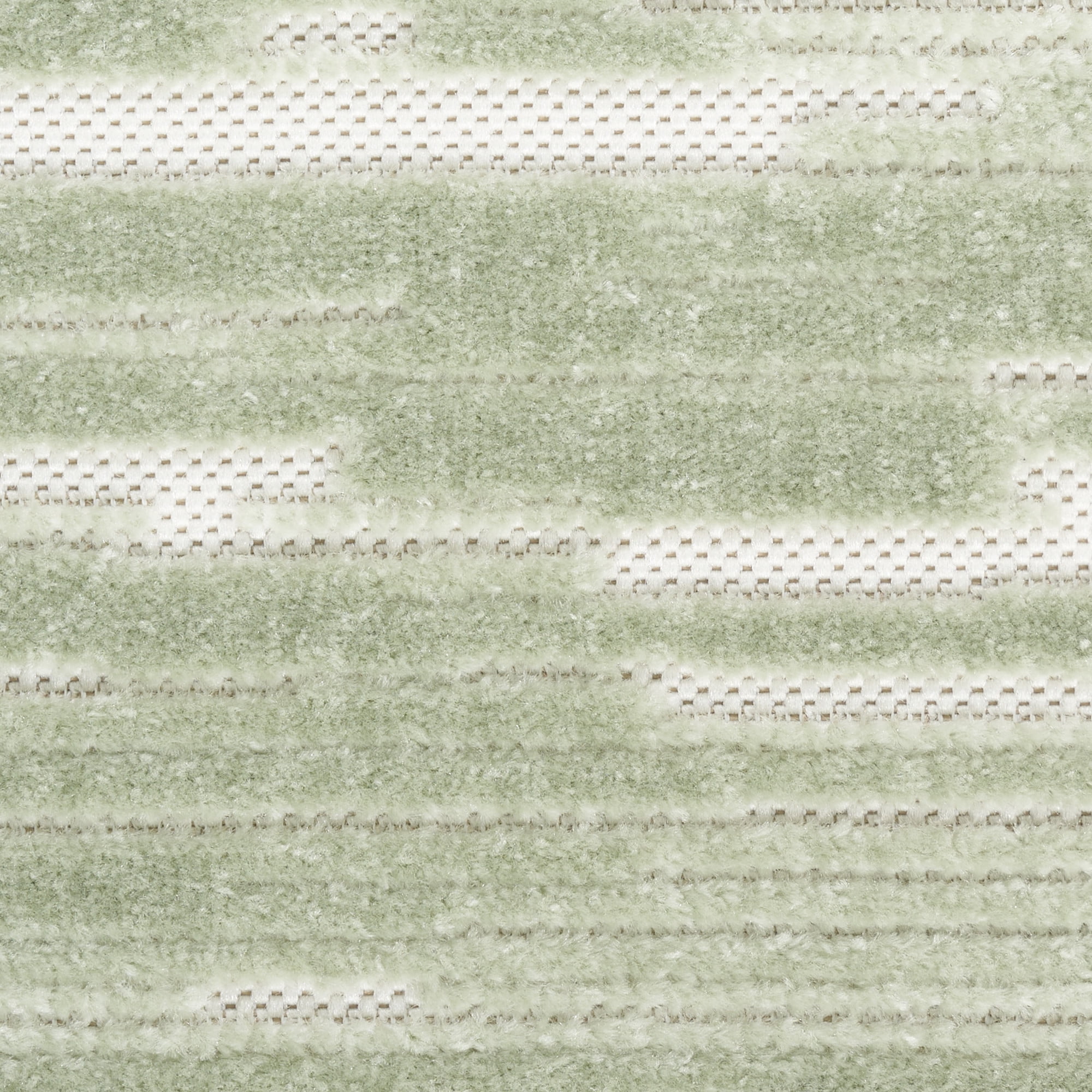 Nourison Casual 5'3" x 7' Green Modern Indoor Rug