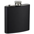 thumbnail image 1 of Visol Products Visol Flacon à Hanches en Acier Inoxydable Noir - 6 oz, 1 of 4