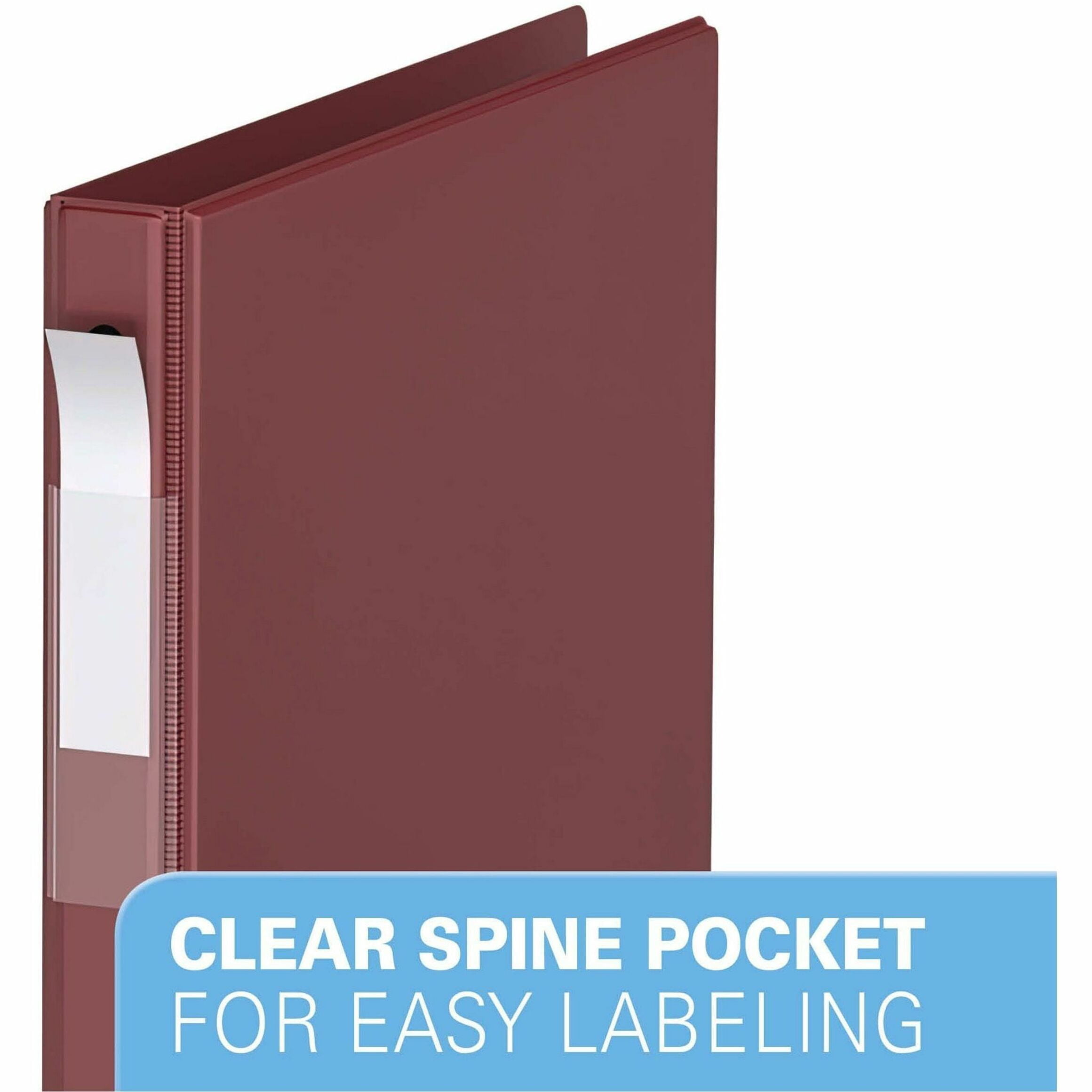 Davis Group Premium Economy, Round Ring, Binder, 6 Pack (Burgundy, 5/8")