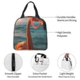 thumbnail image 4 of Disketp Swimming Goggled Flamingo for Insulated Lunch Bag for Women and Men, Perfect for Work, Hiking, Picnic, 4 of 8