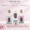 thumbnail image 2 of Poamcn Bath and Body Gift Set,Home Spa Gift Kit for Women,Japanese Cherry Blossom Scent,3 Piece, 2 of 6