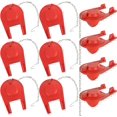 thumbnail image 1 of 10PCS Toilet Flapper Replacement Kit Universal Toilet Plug Flapper with Stainless Chain for 2 Inch Flush Valves, Water Saving, 1 of 7