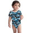 thumbnail image 3 of Daiia Football Time Printed Unisex-Baby Short Sleeve Onesies Bodysuits Baby Climbing Clothes Soft and Comfortable Romper with Expandable Shoulder Design-18 Months, 3 of 8