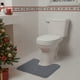 thumbnail image 5 of Alfombra de Baño en Forma de U, Tapete Suave de Espuma para Baño, Alfombra de Contorno con Absorción de Agua, Respaldo de Goma Antideslizante, 40x50 cm, Lavable a Máquina para Baño o Aseo, 5 of 6