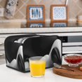 thumbnail image 6 of Fotbe Black White Fluid Sculpture for Four Slice Toaster Cover, Fingerprint Protector, Super Soft Appliance Cover And Dust Cover,Bread Dust Cover & Fingerprint Protection, 6 of 7
