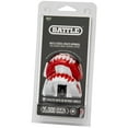 thumbnail image 4 of Battle Sports Adult Fang Mouthguard 2-Pack with Straps -Red/White, 4 of 4