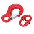 thumbnail image 1 of Eye Sling Hook, Slip Hook Prevent Decoupling Paint Treatment 35  Molybdenum Steel High Temperature Quenching With 2  Buckle For Lifting, 1 of 8