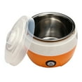 thumbnail image 1 of HAR Adhesive 1L Automatic Electronic Yogurt Maker with Stainless Steel Tank, Orange, 1 of 3