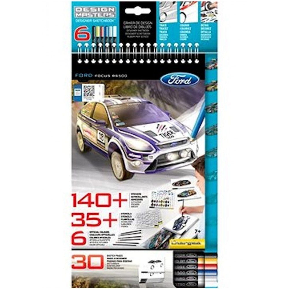 Ford Focus Rs500 Charged Sketchbook With Pencils Bring Your Dreams Of Designing To Life By Wooky Ship From Us Walmartcom
