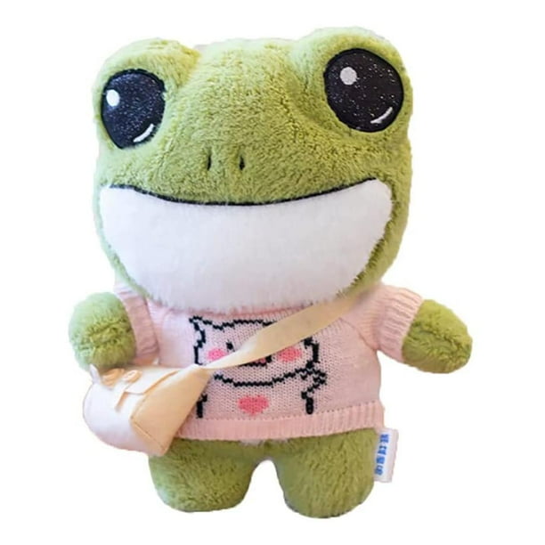 11.8 IN Frog Plush Toys Cute Plush Stuffed Doll Toy Cartoon Animal Toy Gift  for Children Girls Friends 