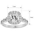 thumbnail image 5 of SuperJeweler 2 1/2 Carat Cushion Shape Diamond Engagement Ring in 14 Karat White Gold for Women, 5 of 6