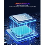 Android Tablet, 10 inch Android 14 Tablet, Quad-core CPU, RAM 4GB(2G+2G), ROM 32GB (Up to 1TB), 800x1280 IPS, WiFi 6, 2MP+2MP, 6000mAh, Purple