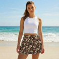 thumbnail image 3 of KUIFORTI White Daisy Pleated Skirts for Women Lightweight High Waisted with Pockets Inner Shorts Breathable Stretchy Athletic Skirts for Running Training Sports Golf, 3 of 7