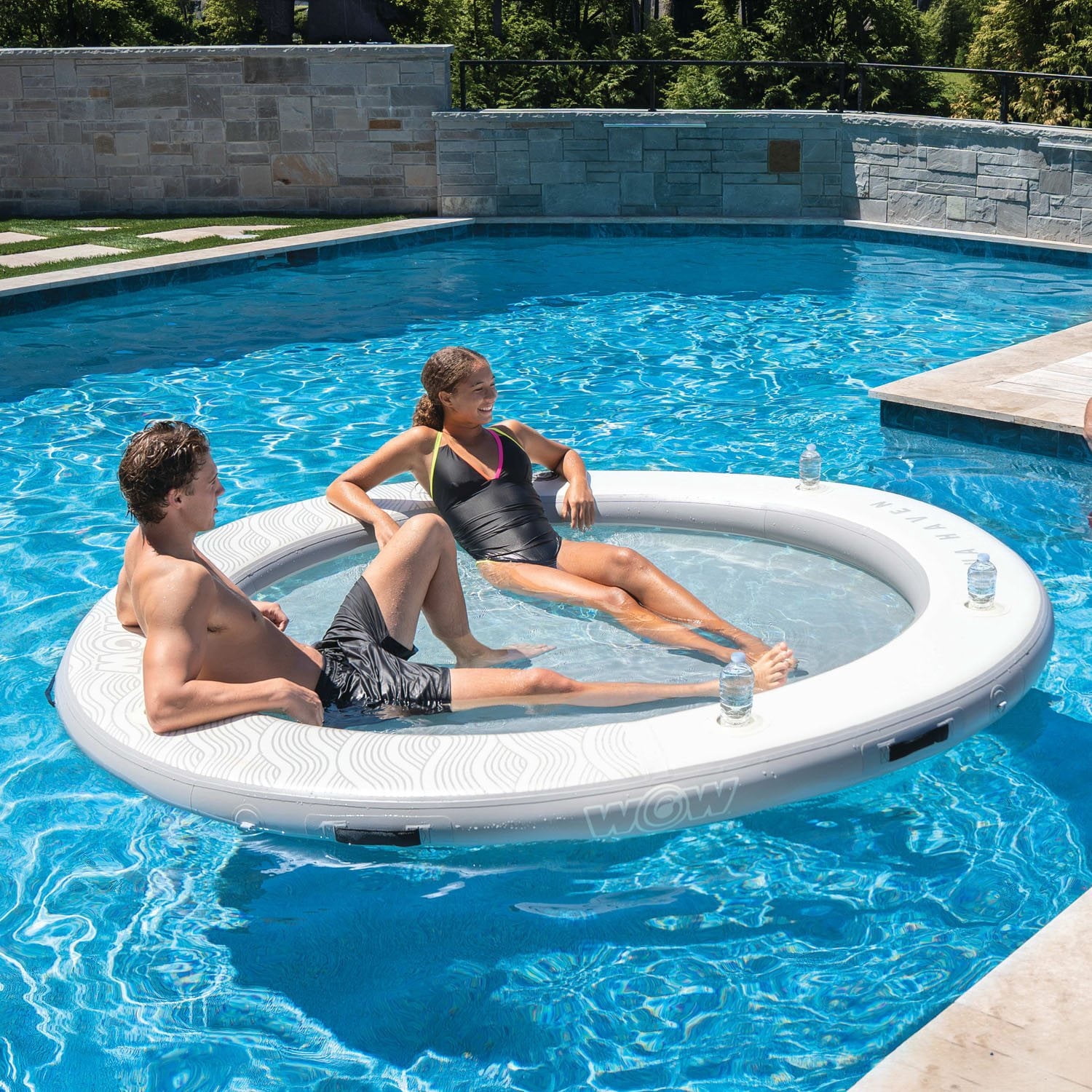 WOW Sports Aqua Haven Floating Mesh Pool Hammock