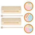 thumbnail image 3 of EeaseCA 2 Sets Percussion Instrument Wooden Instrument Wood Block Instruments with Mallets, 3 of 7