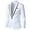 White, variant on Cloudstyle Men's Single Button Casual Blazer