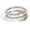 Silver, variant on 18K Gold Plated Spiral Ring, Silver and Gold Color Stainless Steel Finger Rings For Women,Size #6-10,Fashion Jewelry Gifts For Birthday Anniversary
