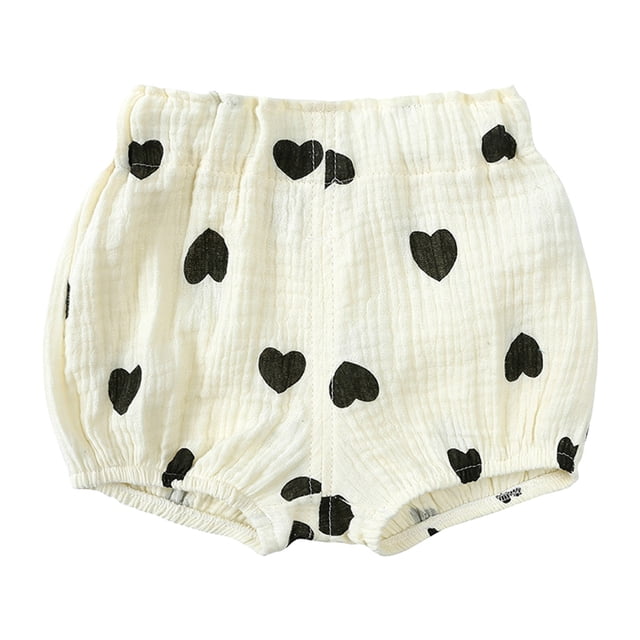 WEAIXIMIUNG Pantalon de Softball pour Filles Rouge Jeunesse Shorts pour Tout-Petits Filles Garçons Été Mignon Dessin Animé Imprimé Pantalon Ample Shorts Bract Bread Mode