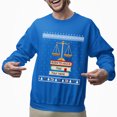 thumbnail image 2 of Christmas Sweatshirt, Custom Legal Christmas Sweatshirt, Personalized Attorney Ugly Holiday Sweatshirt, Unique Law Student Gift with Name & Year, 2 of 5