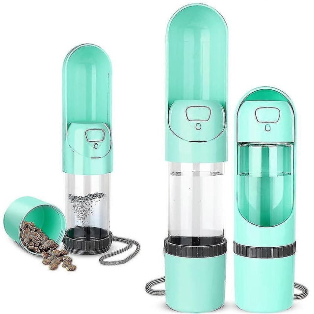 Portable Pet Dog Cat Universal Food Water Bottle Anti-leak Anti-drip Travel Outdoor Water Dispenser
