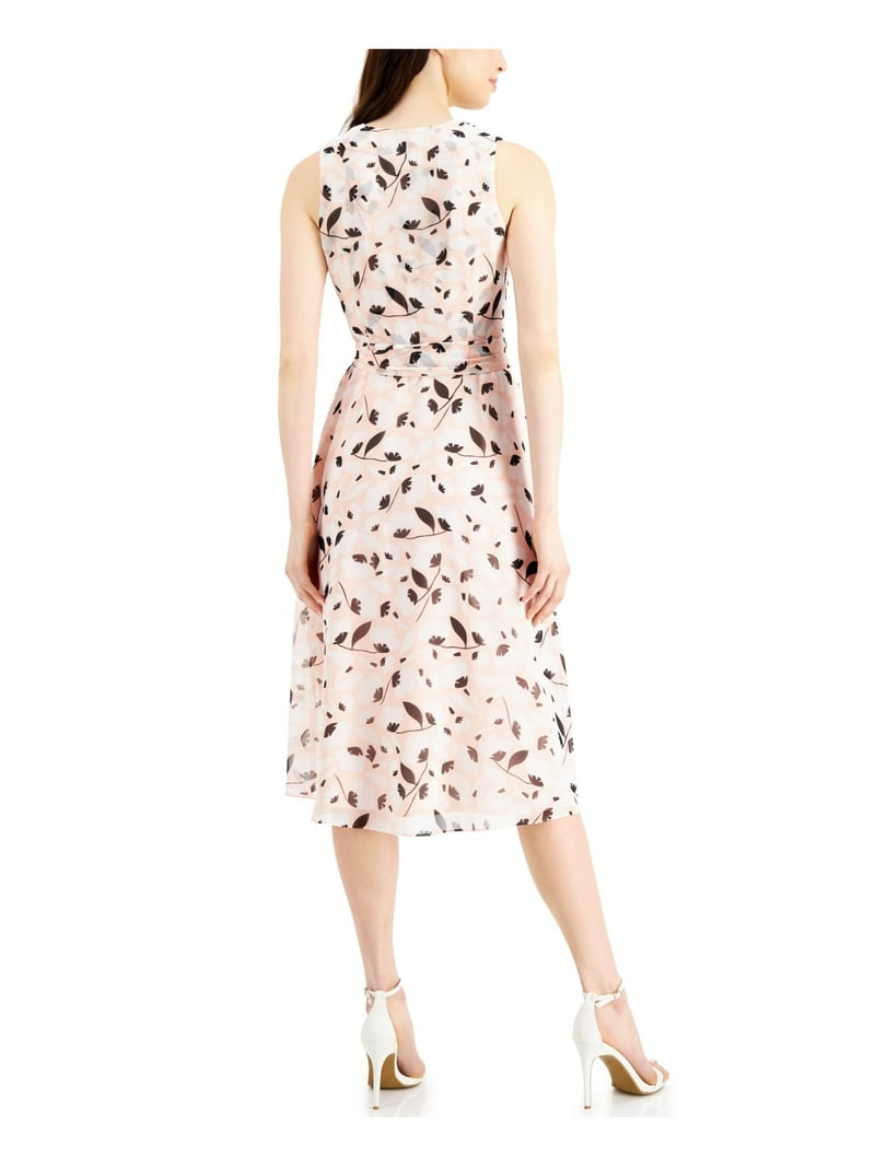 knee length dresses for ladies Anne Klein Faux-Wrap Dress main image 1