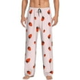 thumbnail image 2 of Kdxio Strawberry Print Men's Sleep Pajama Pant Lounge Pants with Pockets, 2 of 8