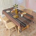 thumbnail image 2 of Boho Bohemia Geometric Line Art Rectangle Tablecloth 60"x102",Waterproof Polyester Rectangle Table Cloth, Wipeable Spillproof Polyester Tablecloth for Dining, Camping, Indoor and Outdoor, 2 of 6