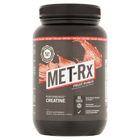 MET-Rx Créatine avancée souffle Fruit Punch Dietary Supplement, 50,79 oz