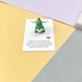 thumbnail image 2 of Viflosae Giftcards Inspirational Gifts Green Dinosaur Resin English Card Pocket Card Holiday Gift with Card, 2 of 7