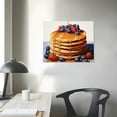 thumbnail image 3 of COMIO Pancake art print poster, food culinary wall decor, Gourmet Kitchen Art, Dining room wall art, Food Illustration, Appetizing Tasty Food Decor (Pancake), 3 of 4