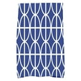 thumbnail image 5 of E by Design Palm Beach Ovals And Stripes Geometric Print Hand Towel, 5 of 5