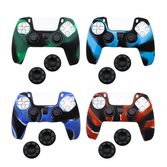 Durable Silicone Dust Plug Set for Nintendo 3DS XL 3DS 2DS Card Slot Ports White Black 5-Pack