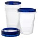 thumbnail image 1 of Contenedores de delicatessen PLASTICPRO, 960 ml, paquete de 3 unidades, tapa torcida, transparente, 1 of 8