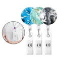 thumbnail image 4 of 3x/4x Retractable Badge Holder with Key Carabiner Reel Clip On Bag Clothes 3pcs A, 4 of 8