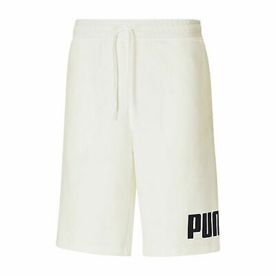 Puma Men's Big Fleece Logo 10" Shorts Cotton Blend Activewear 58850152