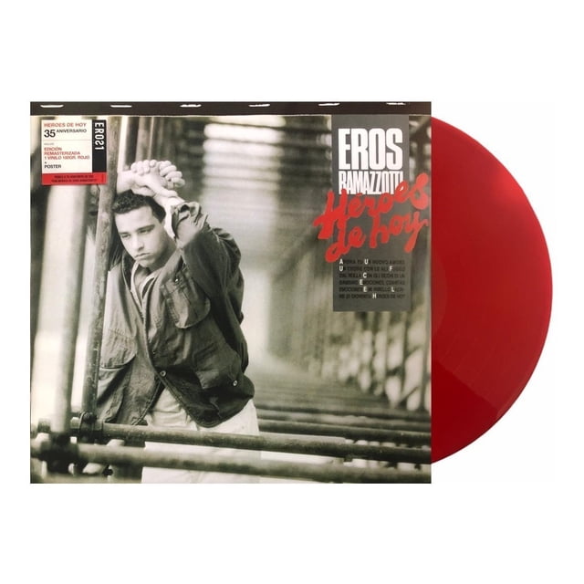 Eros Ramazzotti - Heroes De Hoy - Lp Acetato Vinyl / Rojo No Label Vinyl