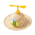 thumbnail image 3 of BELOVING Hand Woven Straw Hat Adjustable Chin Strap Pet Hat for Sports Walking Summer Bee, 3 of 10