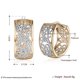 thumbnail image 2 of Pendientes de circonitas huecas con diseño de moda europea y americana, 2 of 4