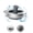 Stainless Steel Wraped Shell, variant on CADOVE 3 in 1 Kitchen Sink Drain Strainer and Stopper Combo, Chrome Stainless Steel Wraped Shell, Anti-Clogging Basket Strainer with Foldable Handle for US Standard 3-1/2" Drain