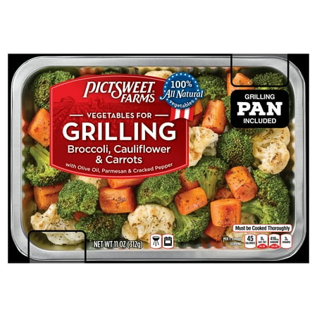 Pictsweet Farms Seasoned Frozen Vegetables for Grilling, 12 oz, Aluminum Box