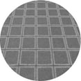thumbnail image 1 of Ahgly Tapis Rond Lavable en Machine Intérieur Transitionnel Gris Carbone, 5 Pieds Rond, 1 of 7