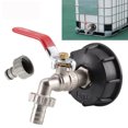 thumbnail image 2 of Jinsinto Adaptateur de Réservoir 1/2" Raccord Fileté, Robinet 1000L Réservoir Collecteur d'Eau de Pluie, Robinet Robinet Robinet Robinet Robinet Robinet d'Arrosage Raccords de Tuyau d'Arrosage, 2 of 5