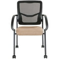 thumbnail image 2 of Chaise Visiteur ProGrid en Tissu Tracery Kaki Beige, 2 of 6