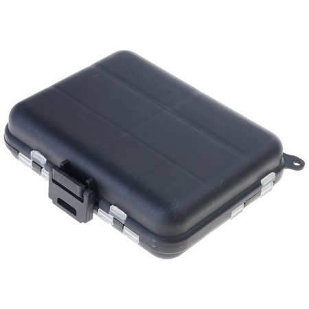 Clear Tackle Organizers Box Features Multiple Size Compartments for Efficient Fishing Gear Management