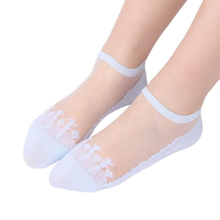 

Socks for Women 1 Pairs Women s Ballerina Socks Solid Lace Splice Socks Short Stockings Splice Socks Boat Socks Womens Socks