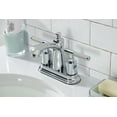 thumbnail image 4 of Kingston Brass FB7621CKL Kaiser 4 in. Centerset Bathroom Faucet with Pop-Up Drain, Polished Chrome, 4 of 5